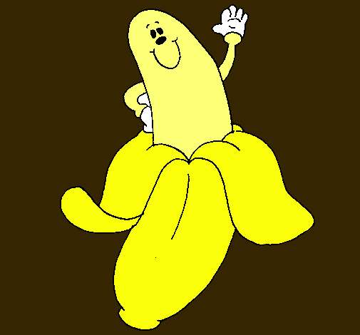 Dibujo Banana pintado por yuriannizi