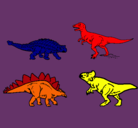 Dibujo Dinosaurios de tierra pintado por bill