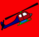 Dibujo Helicóptero de juguete pintado por chevy