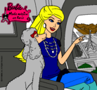 Dibujo Barbie llega a París pintado por retavisca