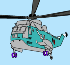 Dibujo Helicóptero al rescate pintado por jotapetrov