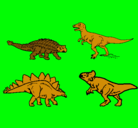 Dibujo Dinosaurios de tierra pintado por DESCHI