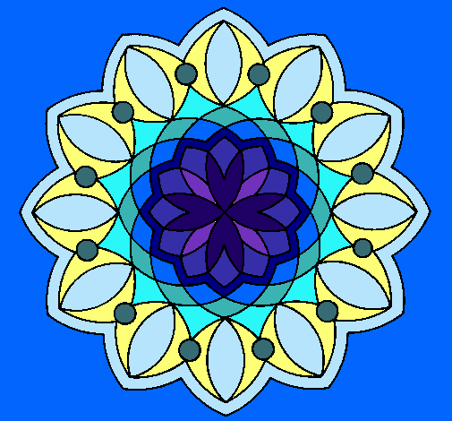 Dibujo Mandala 20 pintado por mrsoloella