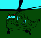 Dibujo Helicóptero al rescate pintado por 007ac