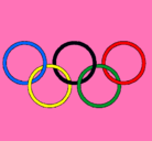 Dibujo Anillas de los juegos olimpícos pintado por yuriannizi