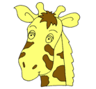 Dibujo Cara de jirafa pintado por shestefa