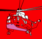 Dibujo Helicóptero al rescate pintado por atyury4yt4ht
