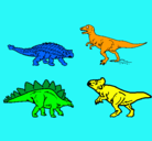 Dibujo Dinosaurios de tierra pintado por dddf