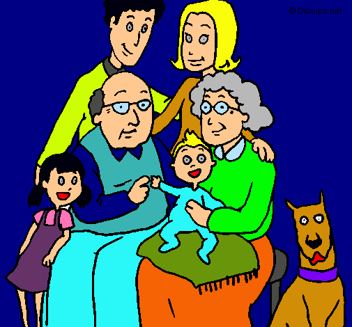Dibujo Familia pintado por michy