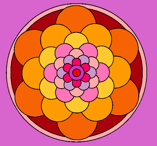 Dibujo Mandala 22 pintado por mrsoloella