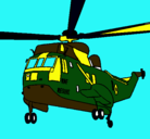 Dibujo Helicóptero al rescate pintado por Jesusuus
