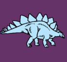 Dibujo Stegosaurus pintado por gdgdfgr 