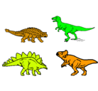 Dibujo Dinosaurios de tierra pintado por soniaalar