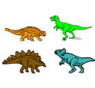 Dibujo Dinosaurios de tierra pintado por weil