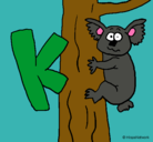 Dibujo Koala pintado por Karunamayi