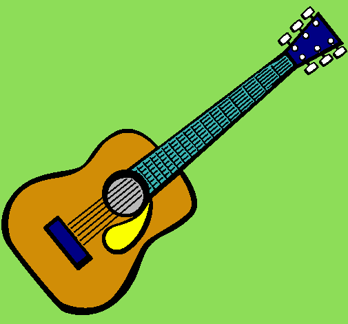 Dibujo Guitarra española II pintado por barbylux