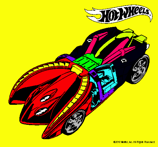 Dibujo Hot Wheels 7 pintado por david-gs-98