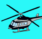 Dibujo Helicóptero  pintado por avion 