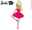 Dibujo Barbie bailarina de ballet pintado por yolima