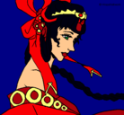 Dibujo Princesa china pintado por Kougra_sa_8