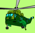 Dibujo Helicóptero al rescate pintado por leonardilx