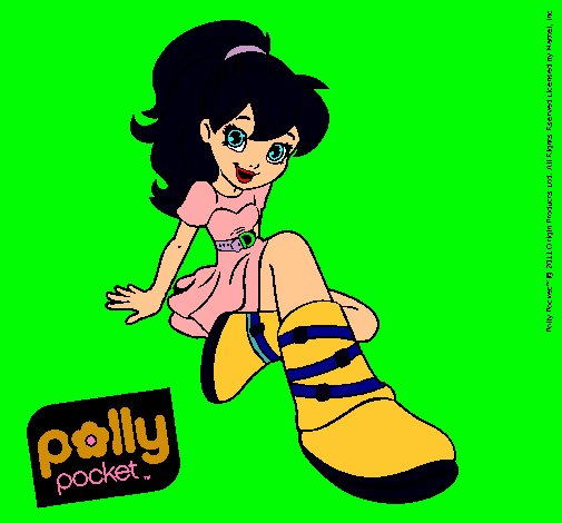 Dibujo Polly Pocket 9 pintado por nnee011