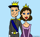 Dibujo Príncipe y princesa pintado por yuriannizi