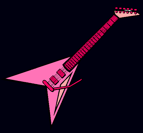 Dibujo Guitarra eléctrica II pintado por yuriannizi