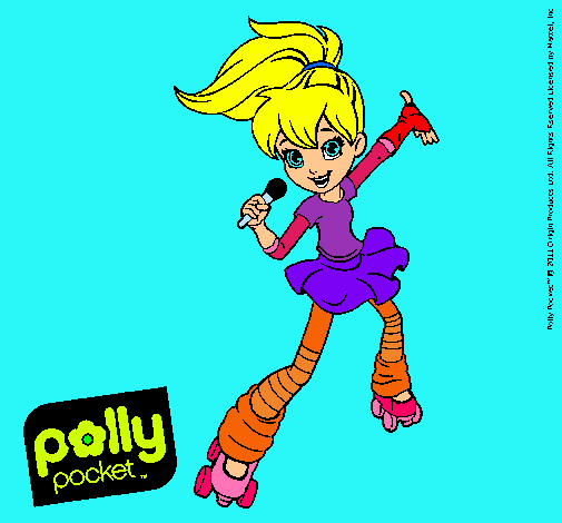 Dibujo Polly Pocket 2 pintado por silvia11