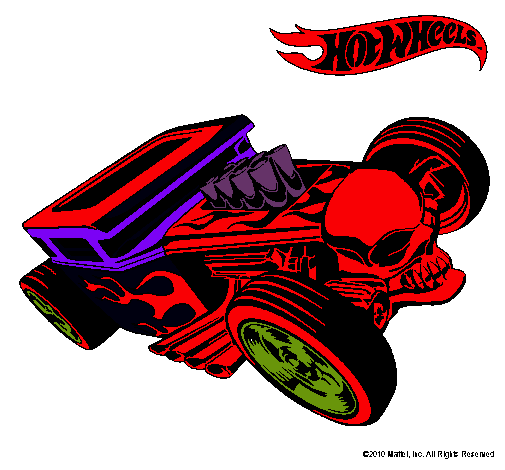 Dibujo Hot Wheels 8 pintado por chevy