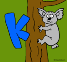 Dibujo Koala pintado por sebhitta