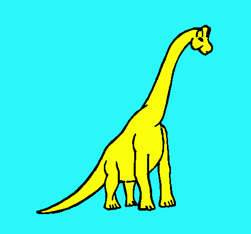 Dibujo Braquiosaurio pintado por franco-tomas