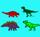 Dibujo Dinosaurios de tierra pintado por joseenrique