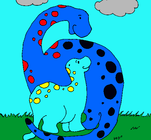 Dibujo Dinosaurios pintado por david-gs-98