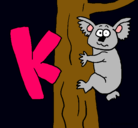 Dibujo Koala pintado por Aalejandra
