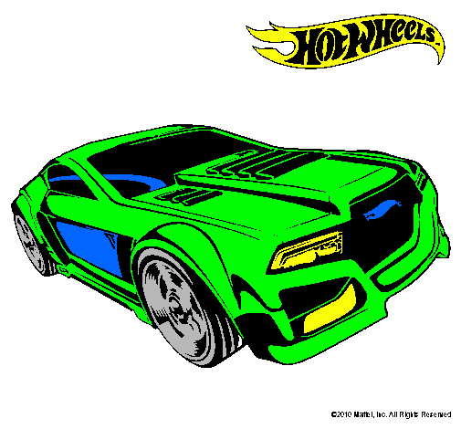 Dibujo Hot Wheels 5 pintado por riki 