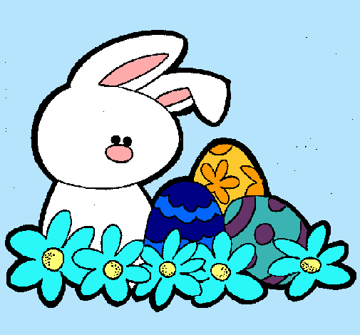 Dibujo Conejito de pascua pintado por yuriannizi