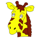 Dibujo Cara de jirafa pintado por bhvp