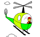 Dibujo Helicóptero pintado por mnhjyuhj
