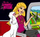 Dibujo Barbie llega a París pintado por llukeisi