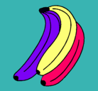 Dibujo Plátanos pintado por itzayana