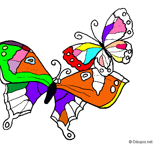 Dibujo Mariposas pintado por Lukitass
