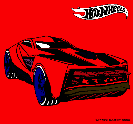 Dibujo Hot Wheels 12 pintado por chevy