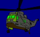 Dibujo Helicóptero al rescate pintado por abi_rene