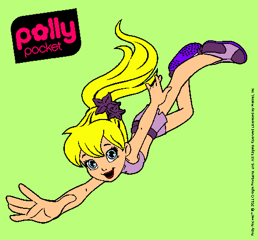 Dibujo Polly Pocket 5 pintado por Luciita