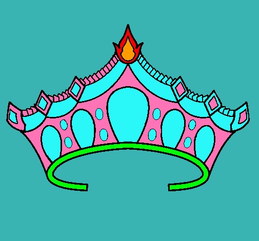 Dibujo Tiara pintado por keke