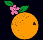 Dibujo naranja pintado por yuriannizi