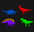 Dibujo Dinosaurios de tierra pintado por Davisin