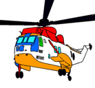 Dibujo Helicóptero al rescate pintado por Marco5555