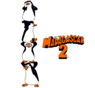 Dibujo Madagascar 2 Pingüinos pintado por fabulos